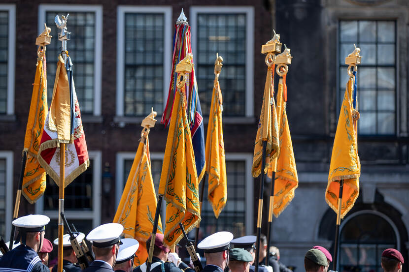 Vaandels met Militaire Willems-Orde